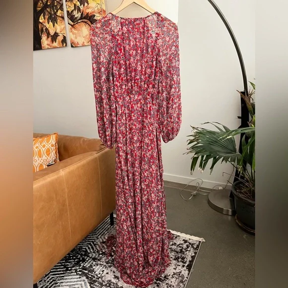 Nicholas Long Sleeve Wrap Maxi Dress - Picture 5 of 5